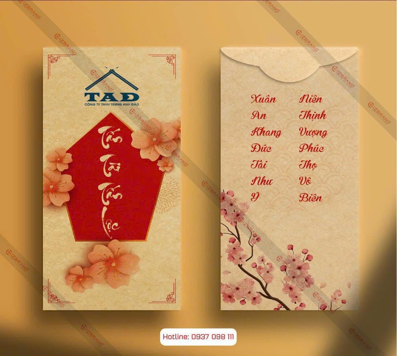 Thiết kế in ấn bao lì xì - Thiết Kế Thương Hiệu & Bao Bì Bizbrand - Công Ty TNHH Bizbrand